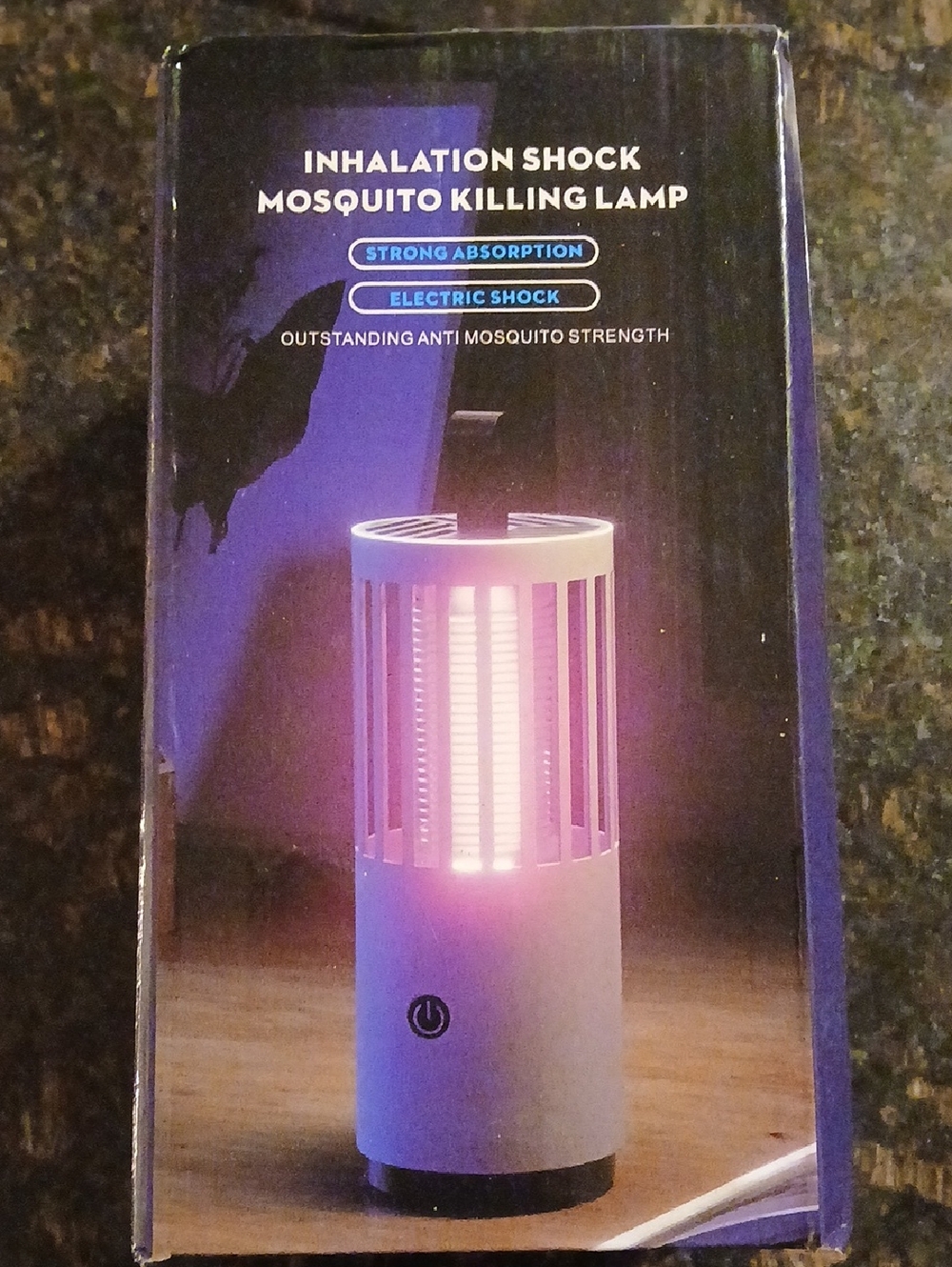 White Mosquito Killing Lamp - Portable Inhalation Shock Mosquito Trap